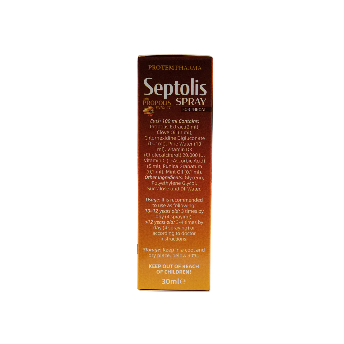 47604-Protem Pharma Septolis Topical Spray 30Ml +1