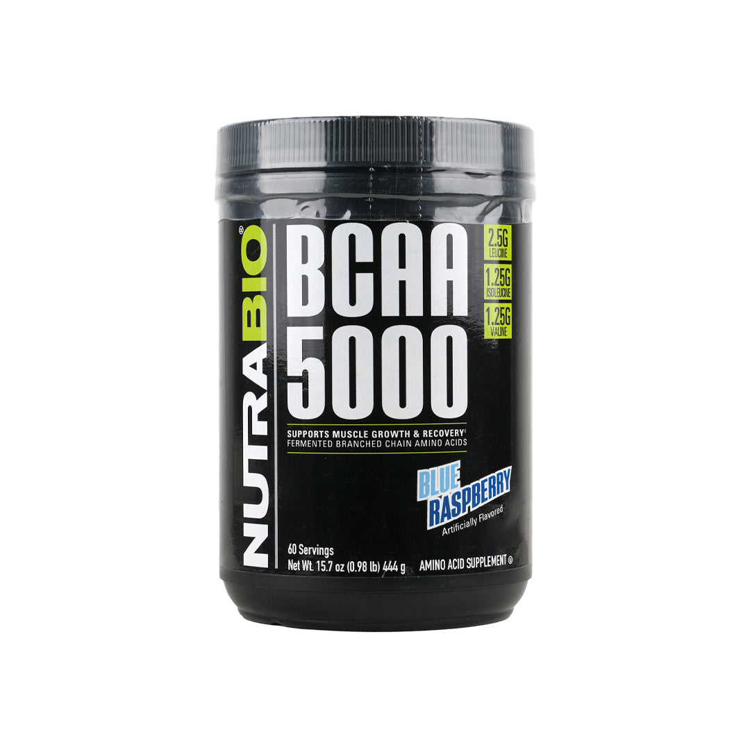 NUTRABIO BCAA 5000 BLUE RASPBERRY 444G