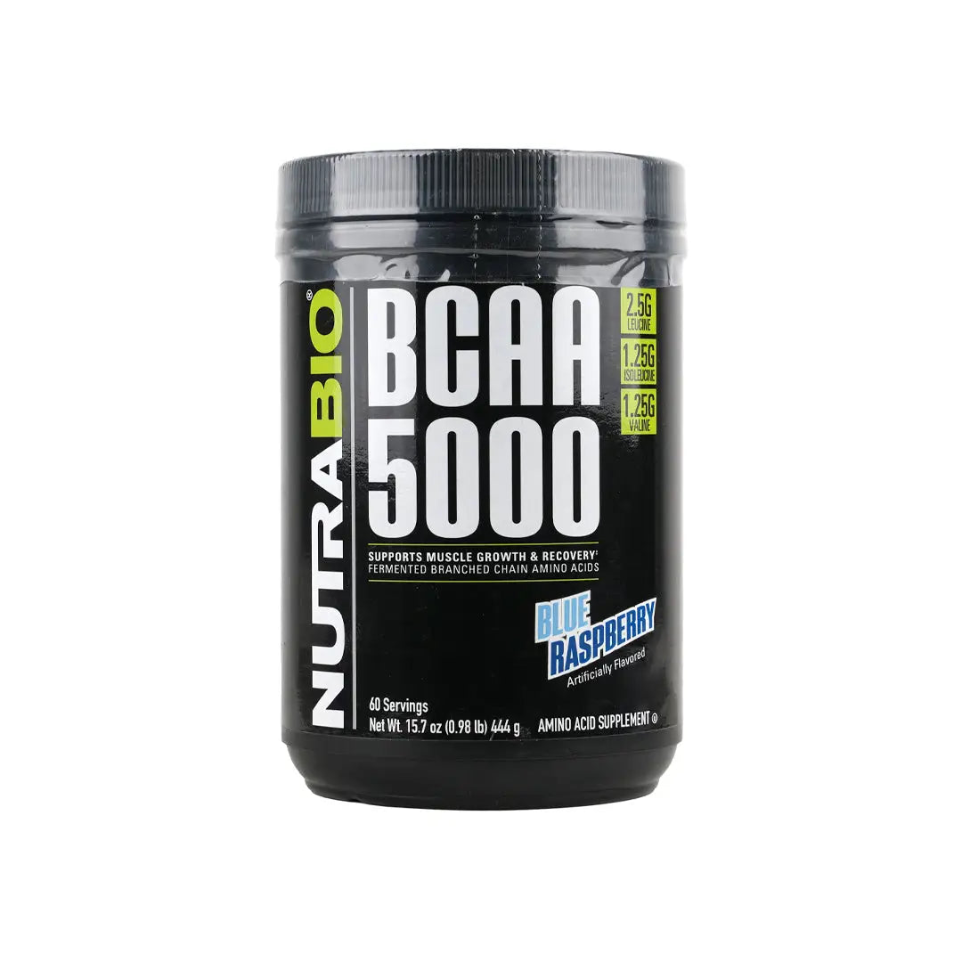47607-Nutrabio Bcaa 5000 Blue Raspberry 444G
