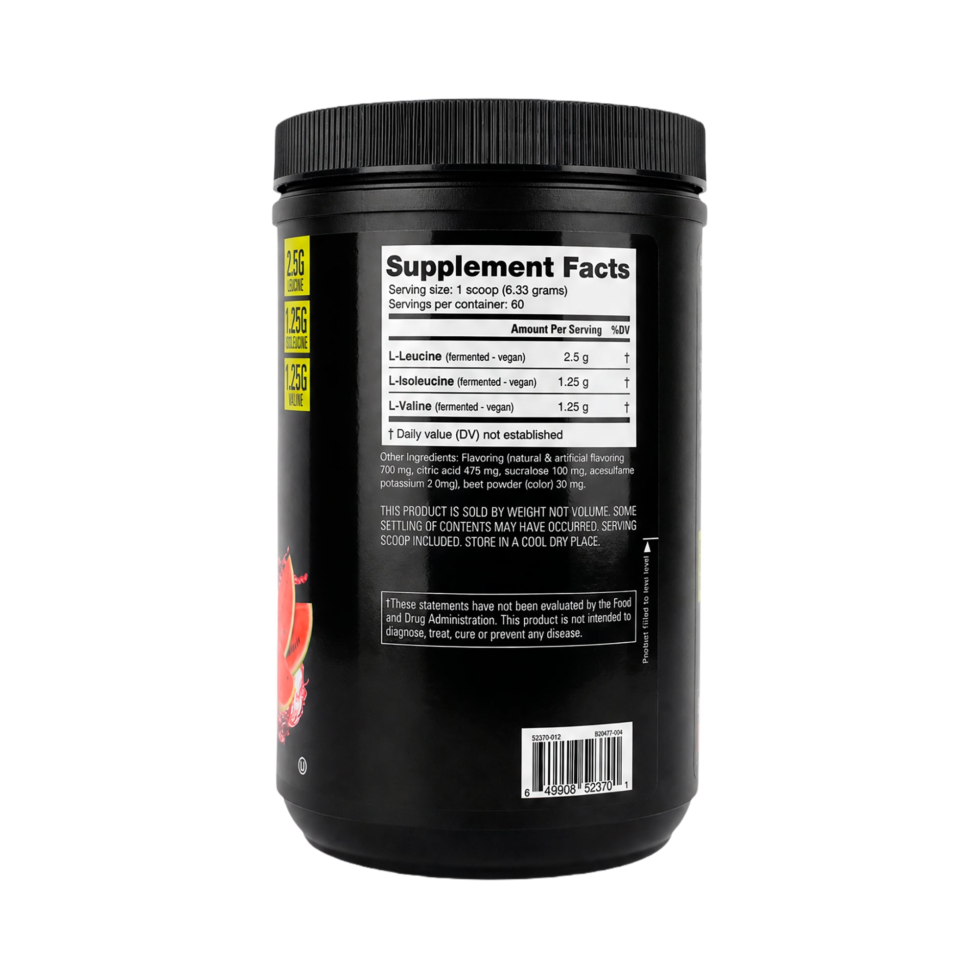 47609-Nutrabio Bcaa 5000 Watermelon 380G +1