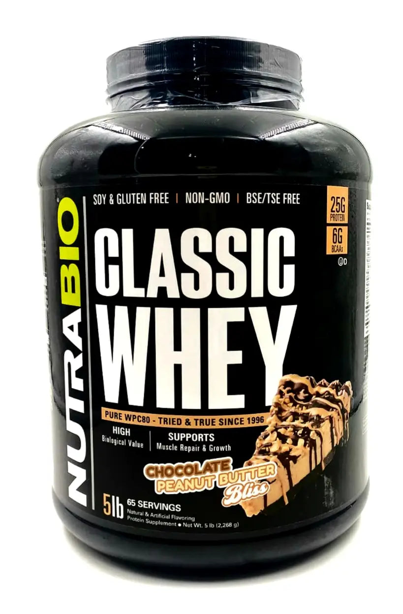 Nutrabio Classic Whey Chocolate Peanut Butter Bliss 2.268G