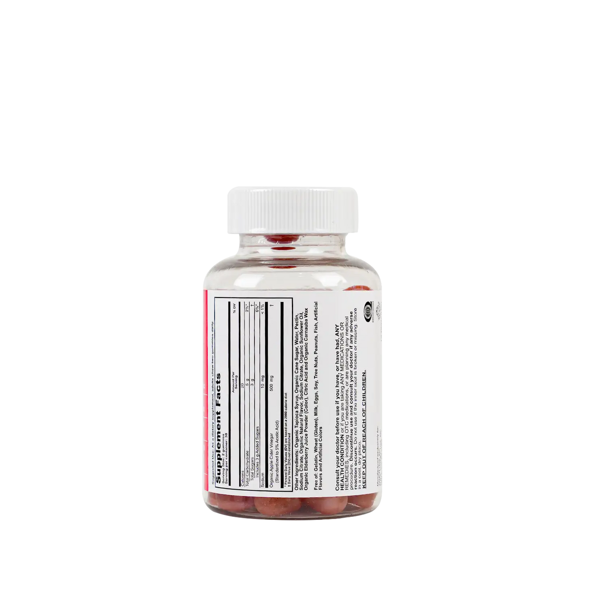 47636-TRQ Apple Cider Vinegar Adult 60 Gummies +1