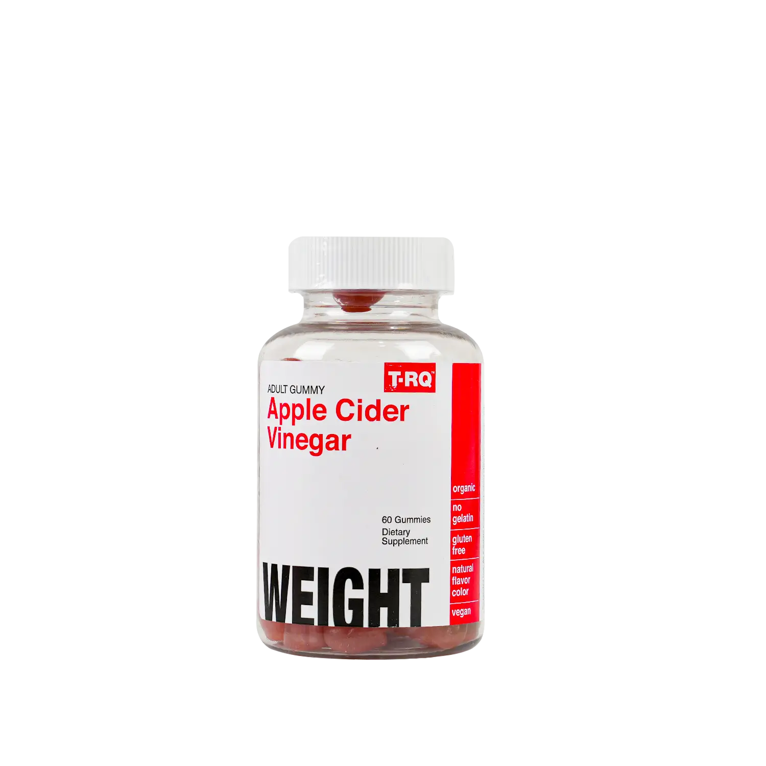 TRQ Apple Cider Vinegar Adult 60 Gummies