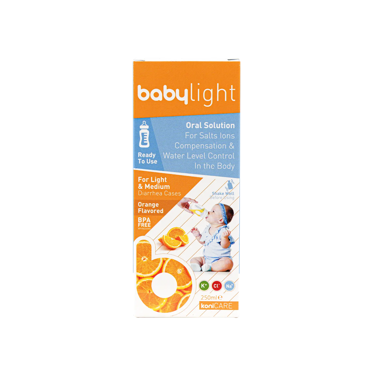 47657-Konicare Babylight Oral Solution 250Ml - Orange Flavored