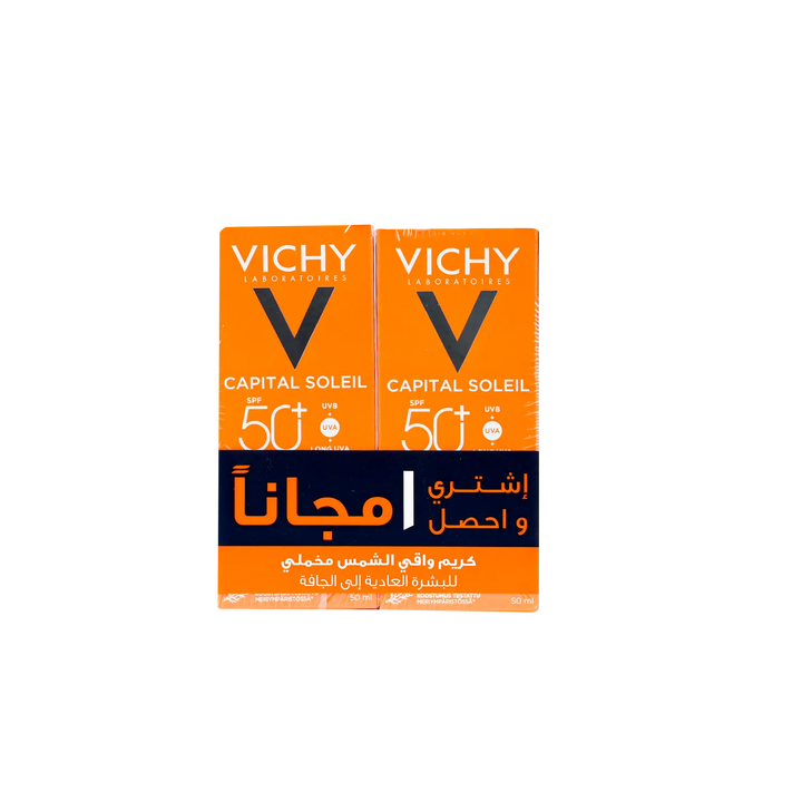 47658-Vichy Capital Soleil SPF50+Skin-Perfecting Velvety Cream 1+1 +3