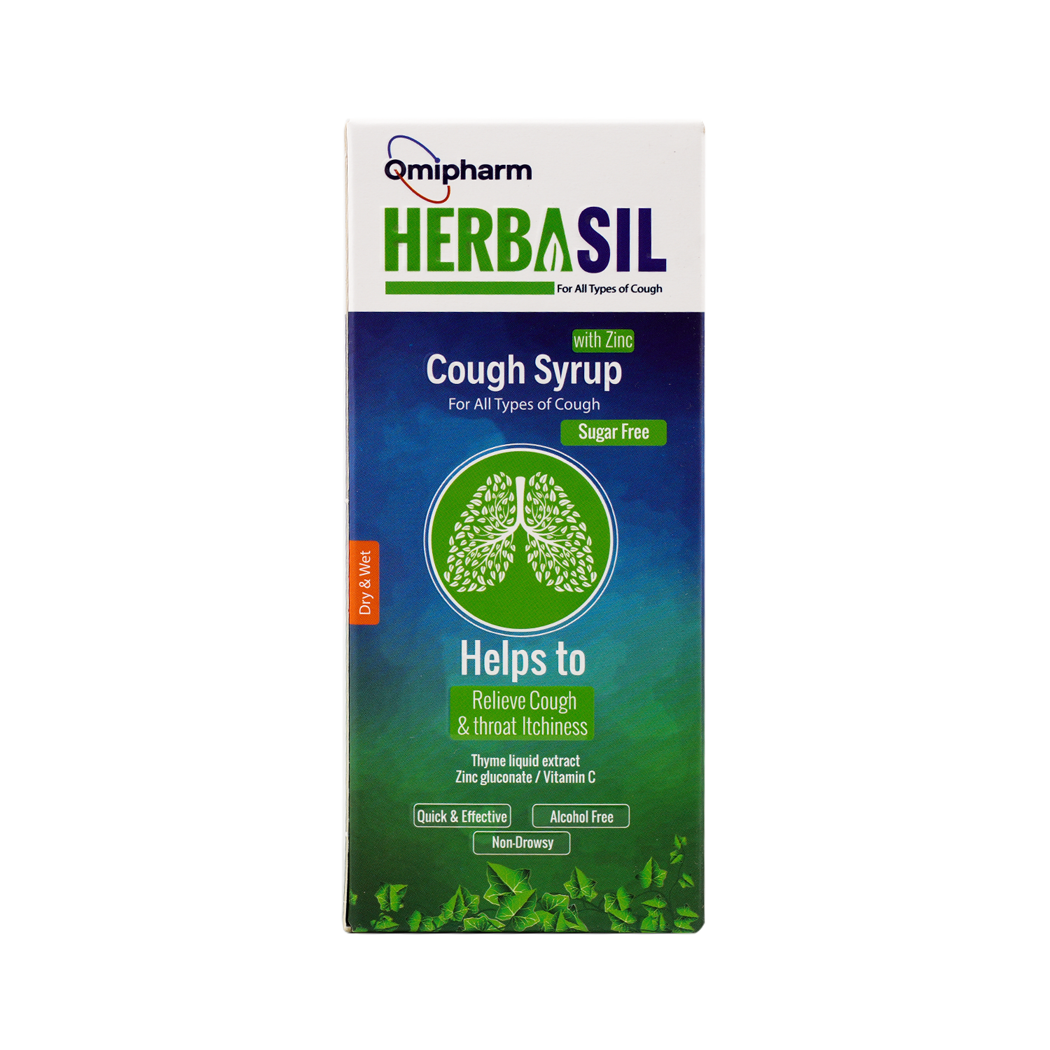 HERBASIL HERBAL SYRUP WITH ZINC 300ML