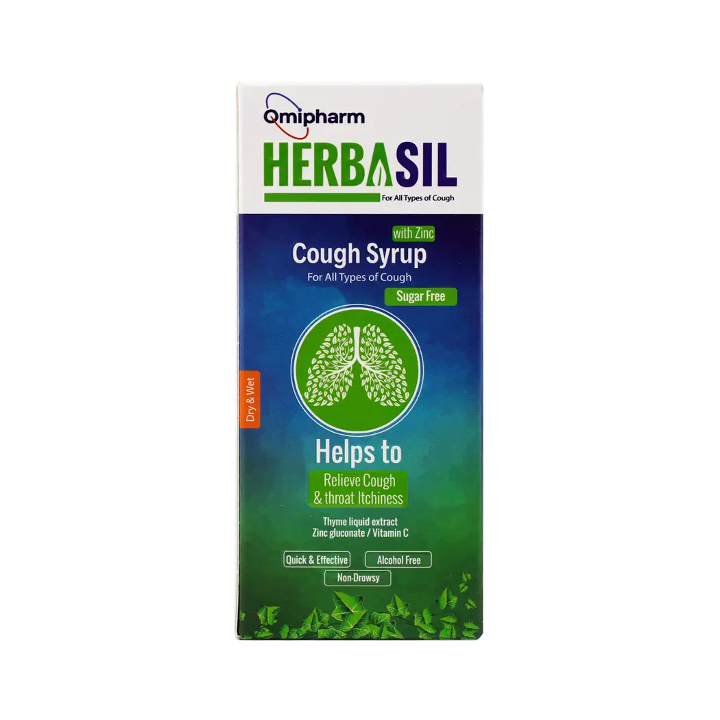 HERBASIL HERBAL SYRUP WITH ZINC 300ML