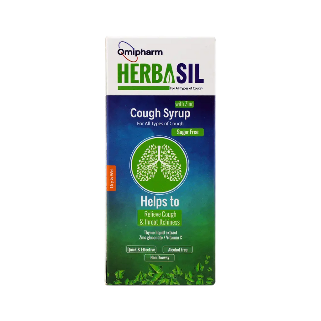 HERBASIL HERBAL SYRUP WITH ZINC 300ML