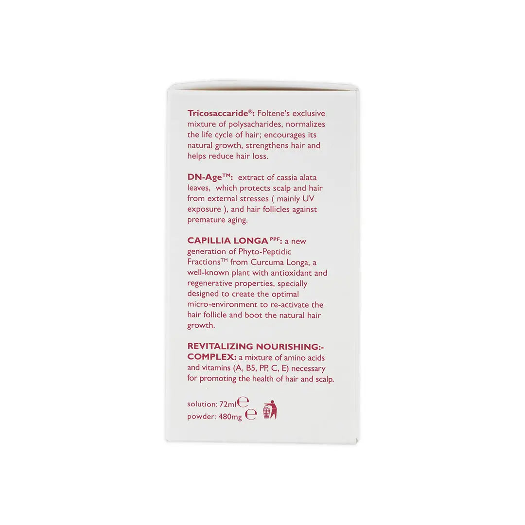 FOLTENE HAIR & SCALP TREATMENT MEN 12VIALS x 6ML
