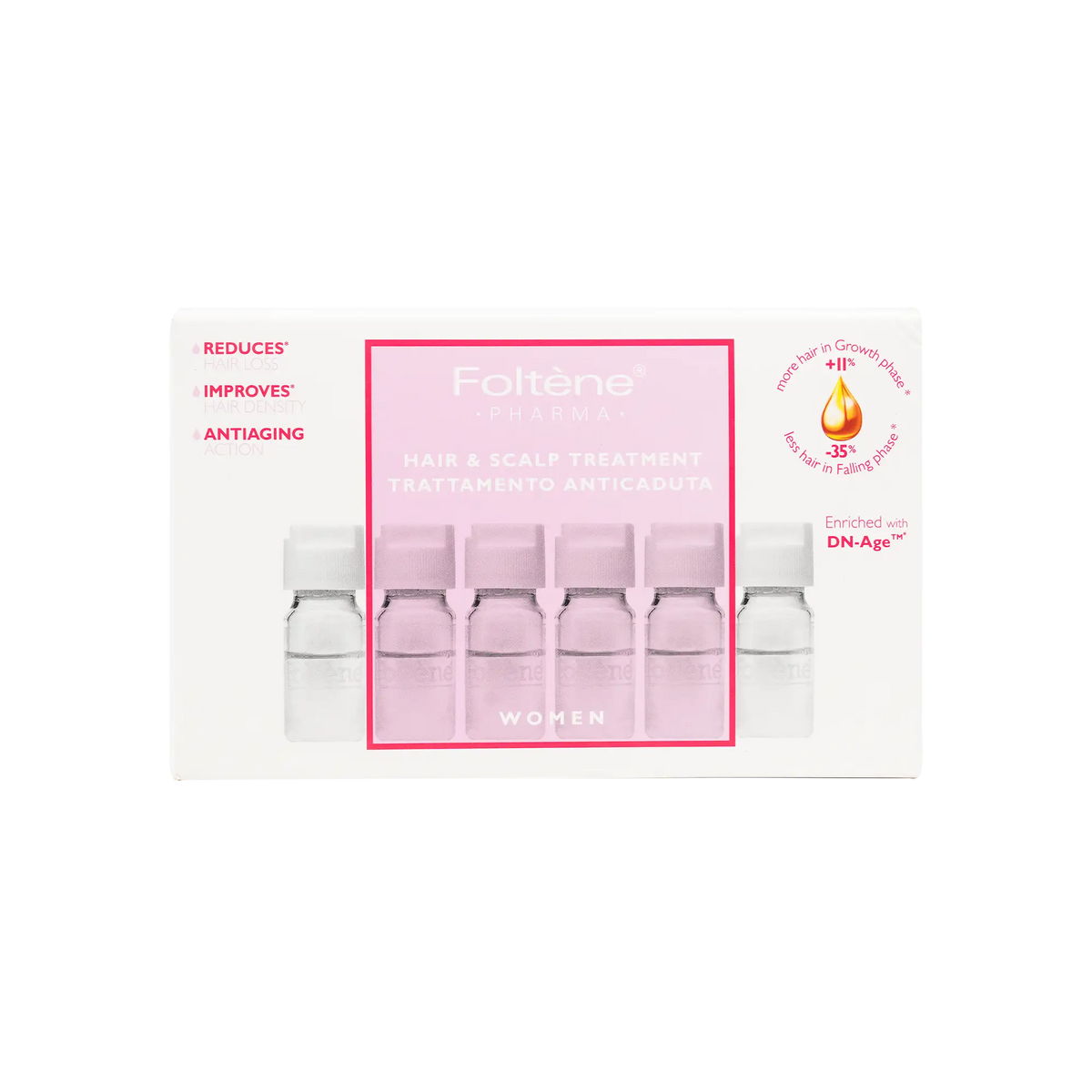 47671-Foltene Hair & Scalp Treatment Women 12Vials X 6Ml