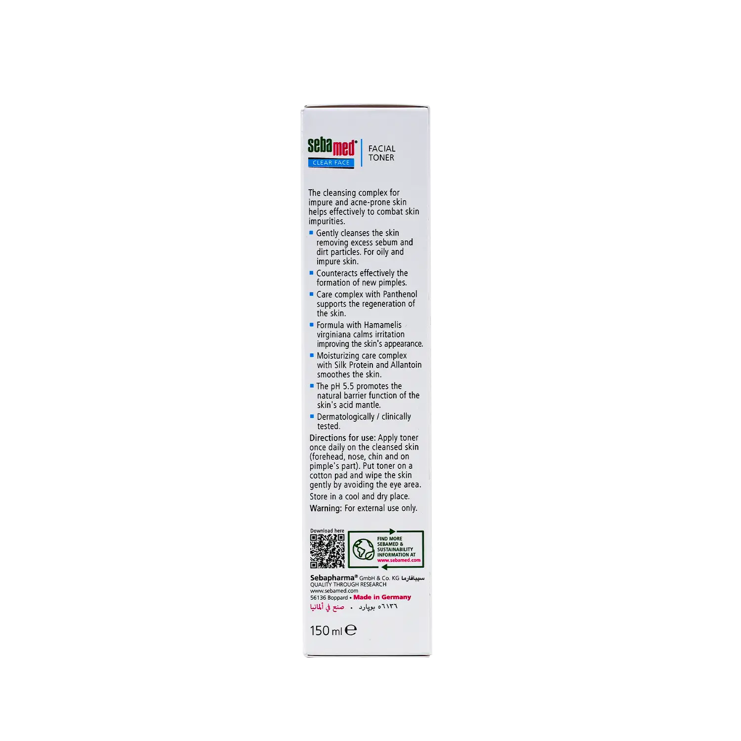 Sebamed Deep Cleansing Facial Toner 150ml