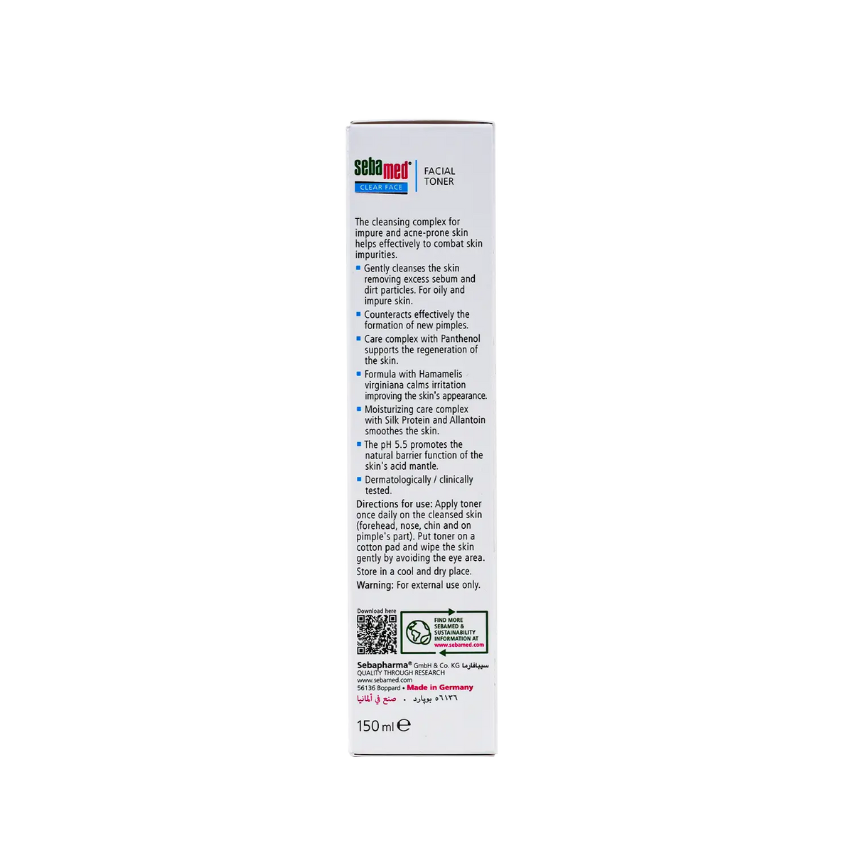 47682-Sebamed Deep Cleansing Facial Toner 150ml +1