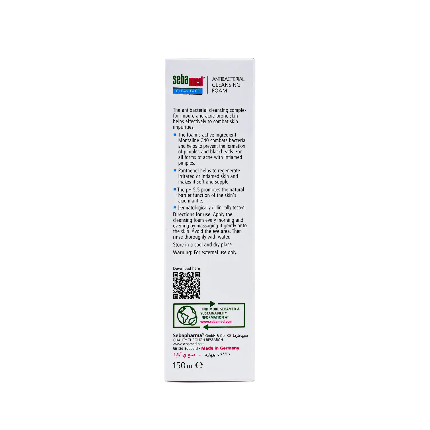 Sebamed Antibacterial Cleasing Foam 150ml