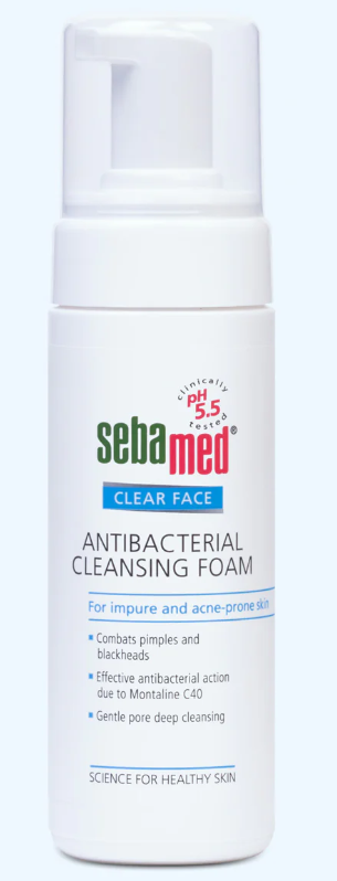 SEBAMED ANTIBACTERIAL CLEASING FOAM 150ML