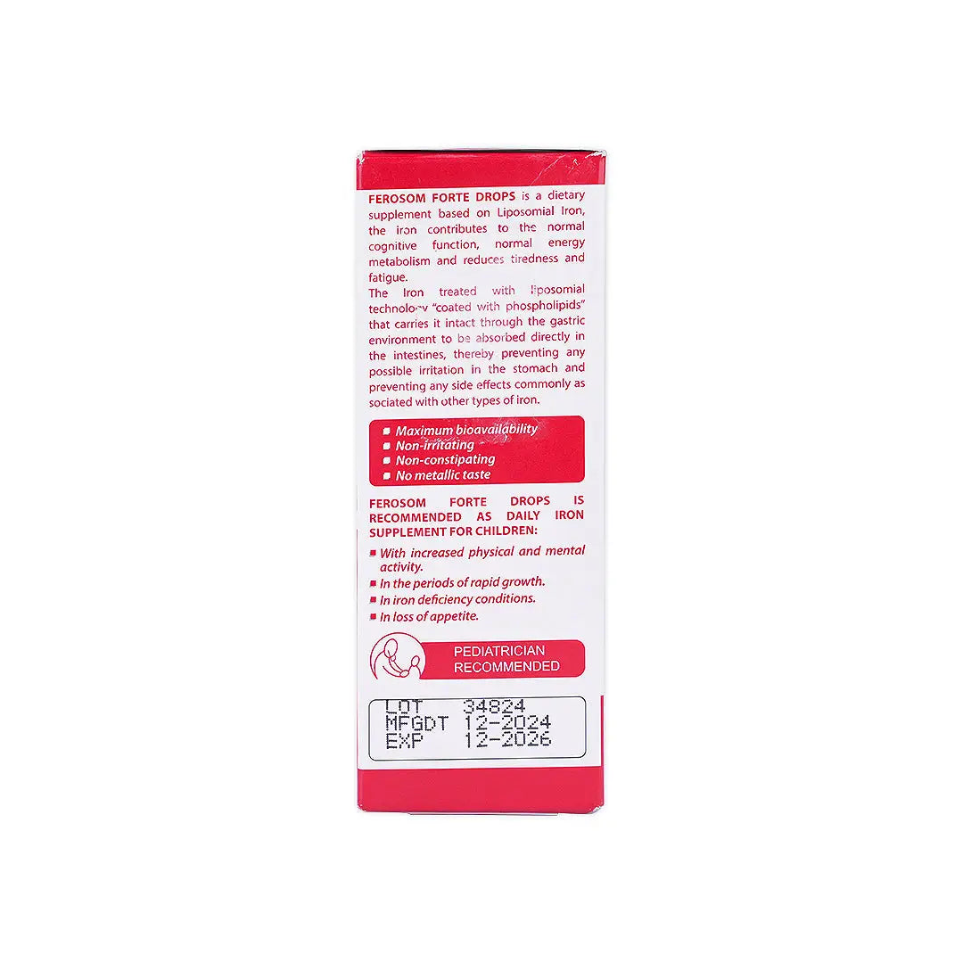 47687-Ferosom Forte Gluten Free 30Ml +5