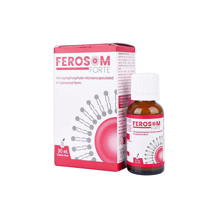47687-Ferosom Forte Gluten Free 30Ml +8