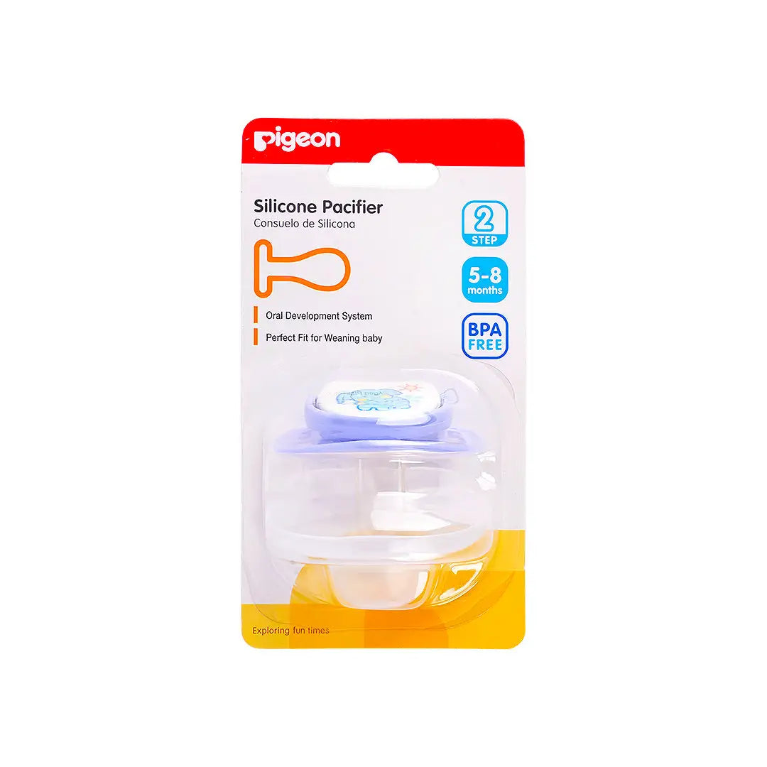 47711-Pigeon Silicone Pacifier 5-8m