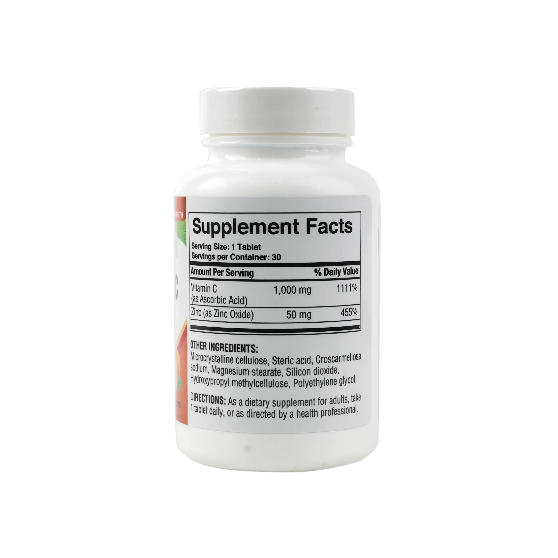Pure Health Vitamin C 1000Mg+Zinc 50Mg 30 Tablets