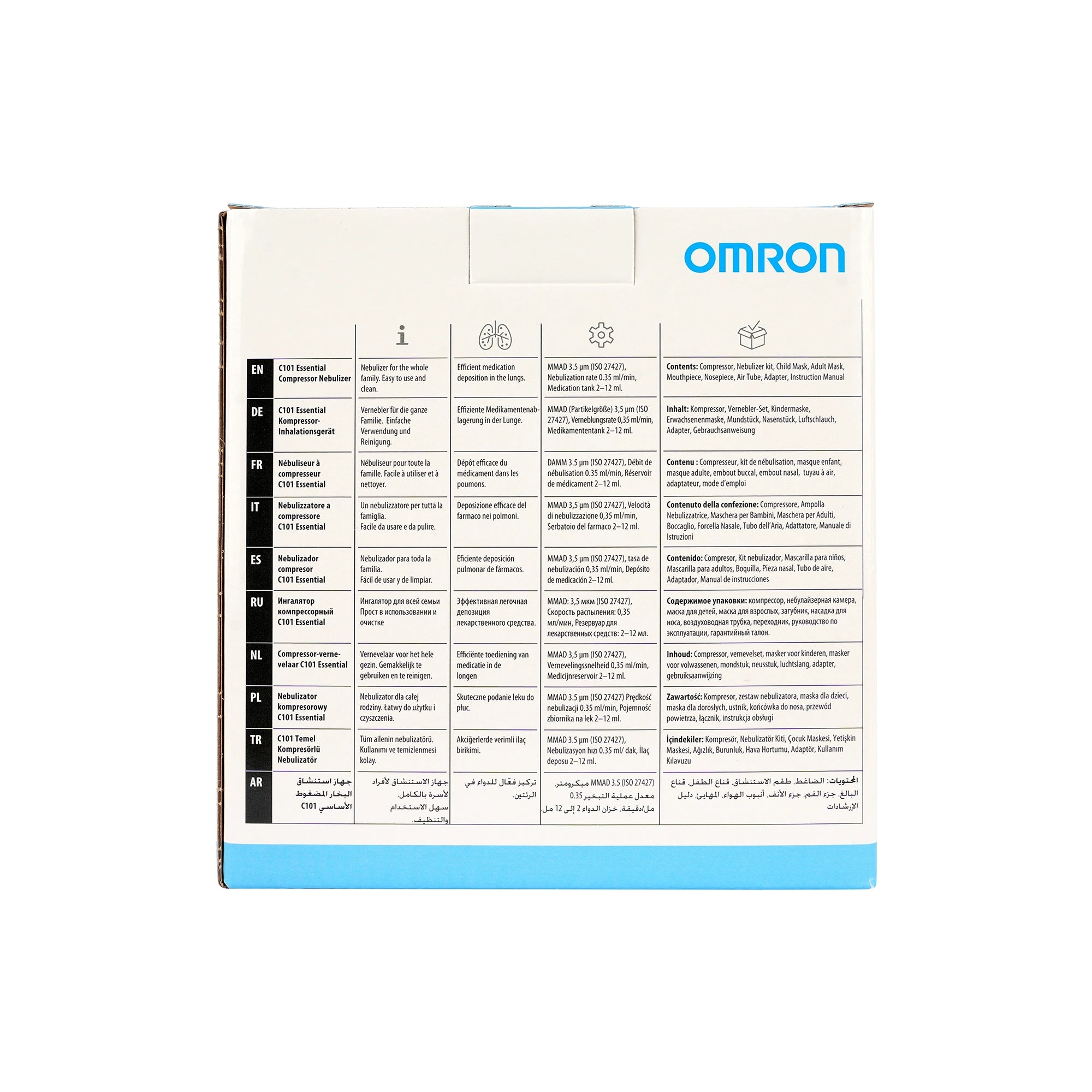 47732-Omron Compressor Nebulizer Essential-C101 +3