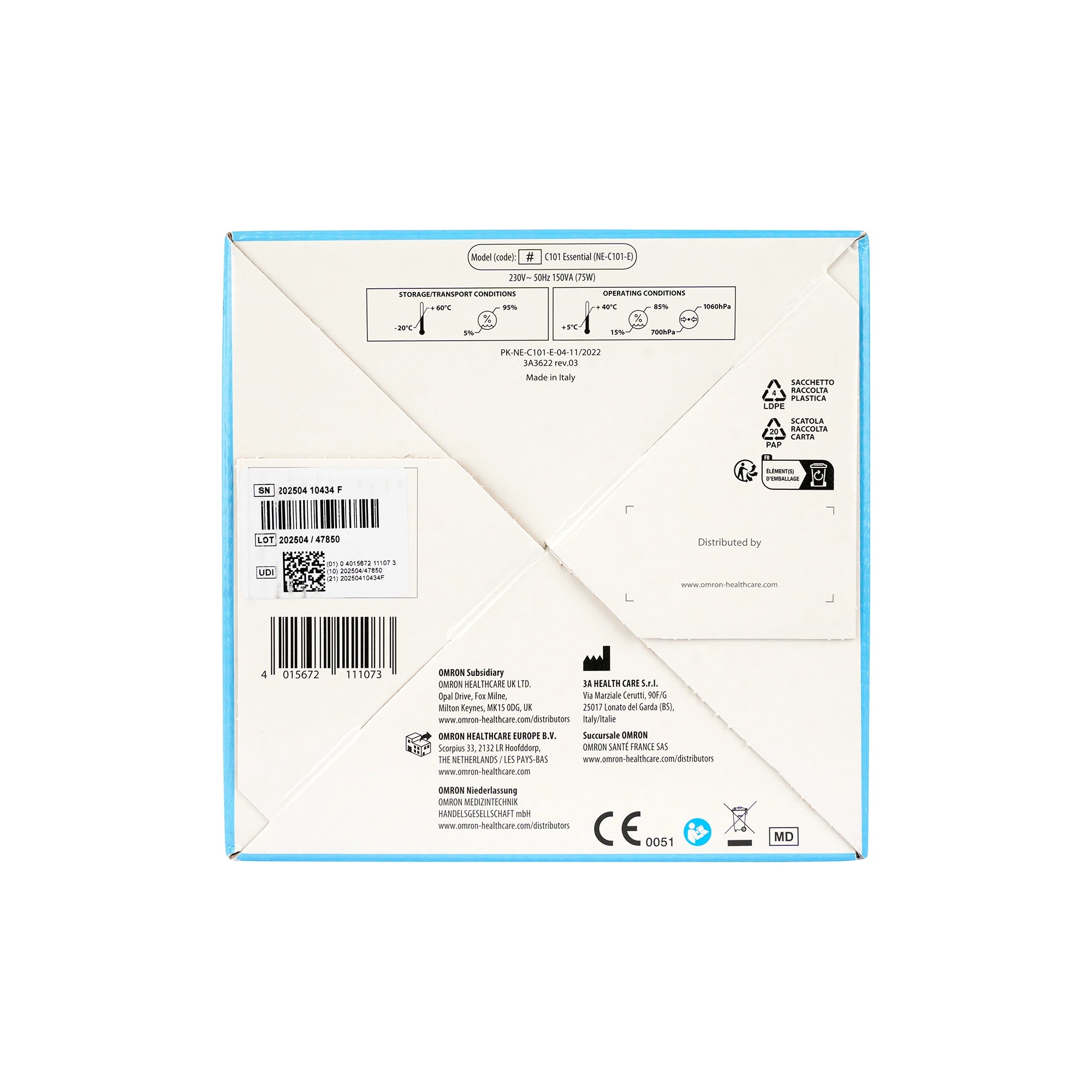 47732-Omron Compressor Nebulizer Essential-C101 +4