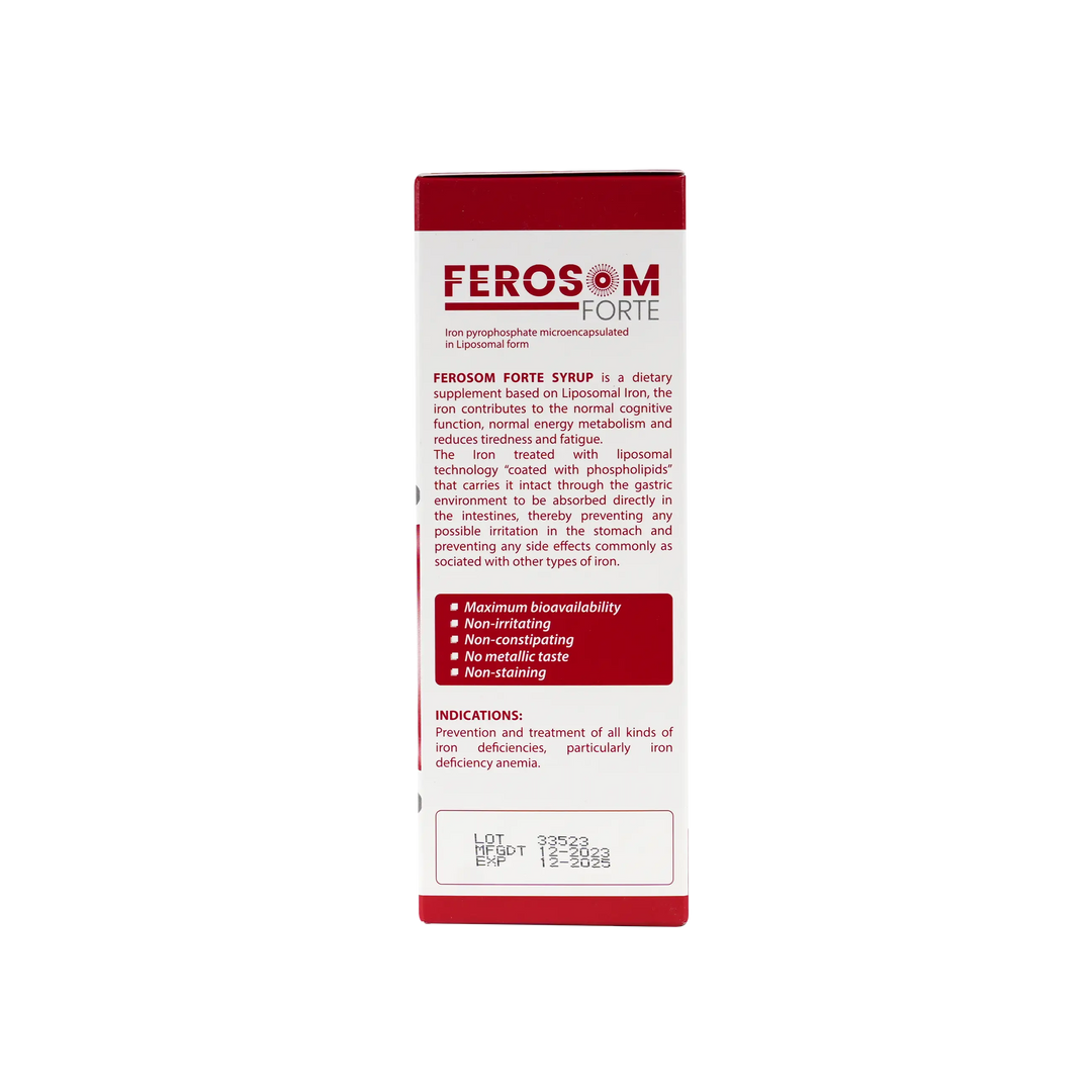 47746-Ferosom Forte Syrup 200Ml +5