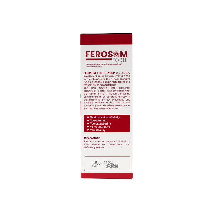47746-Ferosom Forte Syrup 200Ml +5