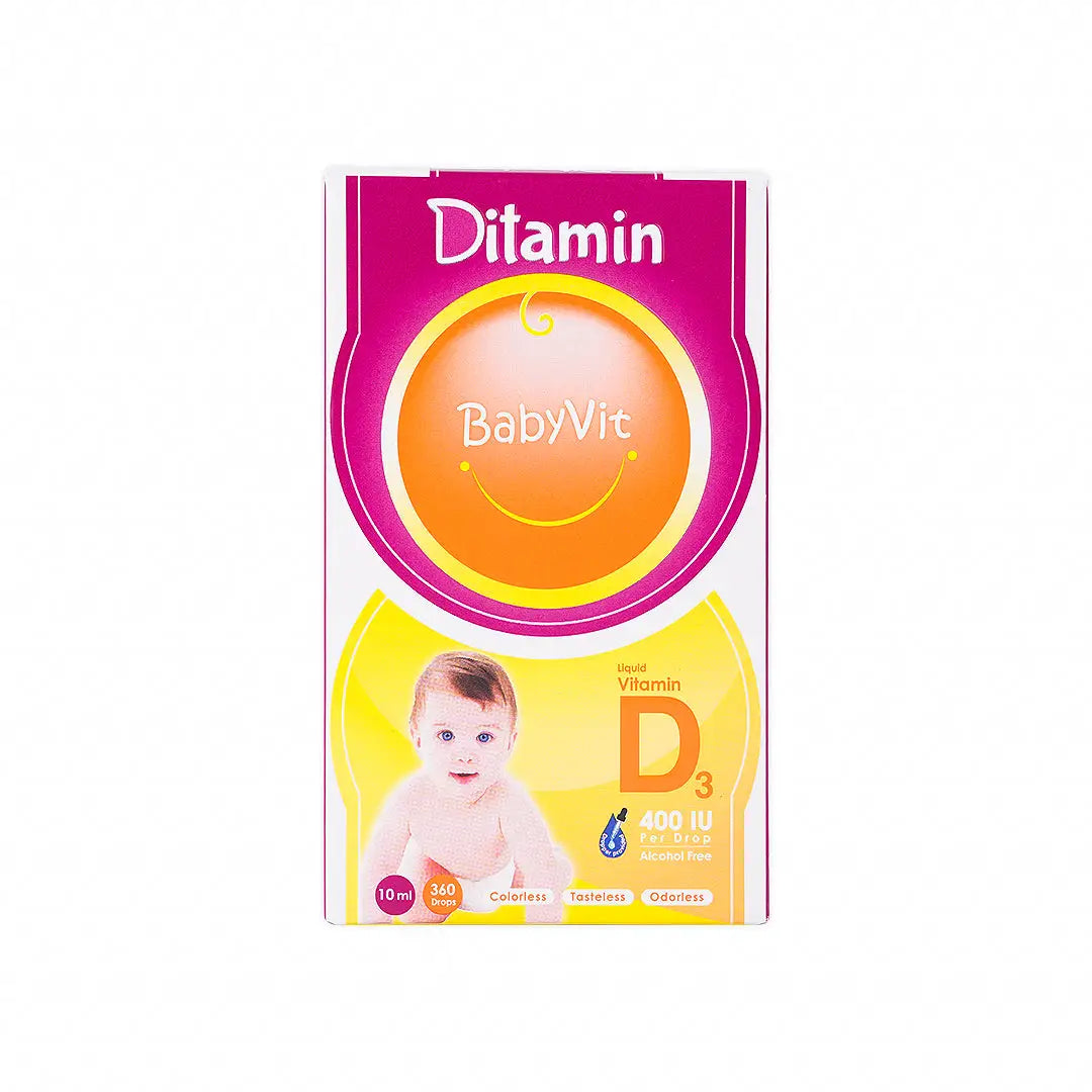 47747-Ditamin Babyvit Vit D3 400Iu Drops 10Ml +1
