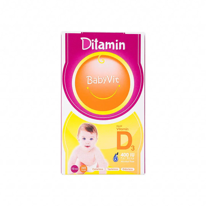 47747-Ditamin Babyvit Vit D3 400Iu Drops 10Ml +1
