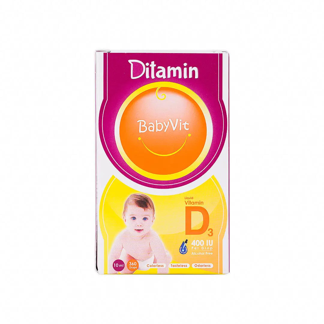 47747-Ditamin Babyvit Vit D3 400Iu Drops 10Ml +7