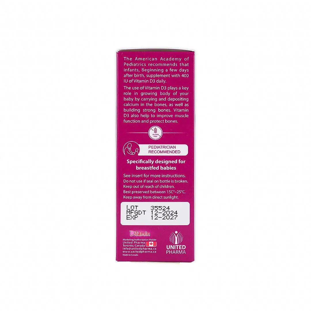 47747-Ditamin Babyvit Vit D3 400Iu Drops 10Ml +6