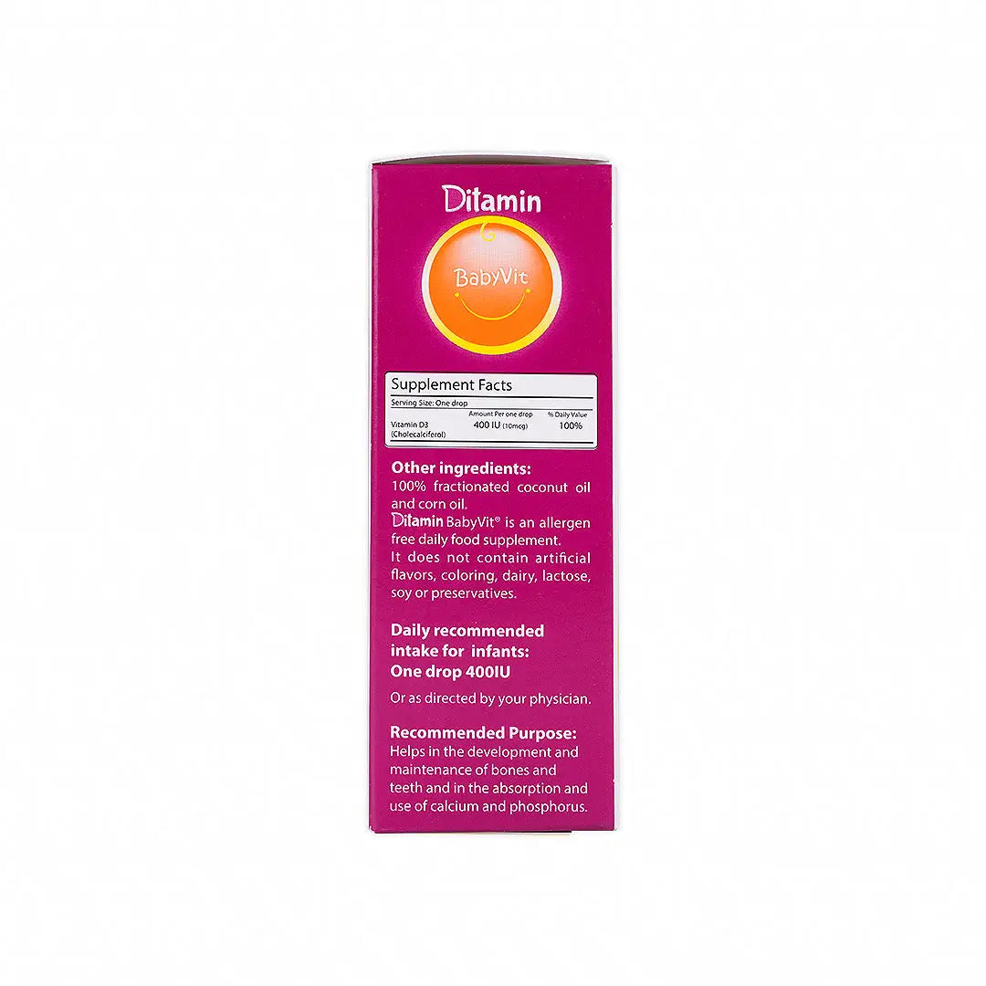 47747-Ditamin Babyvit Vit D3 400Iu Drops 10Ml +5