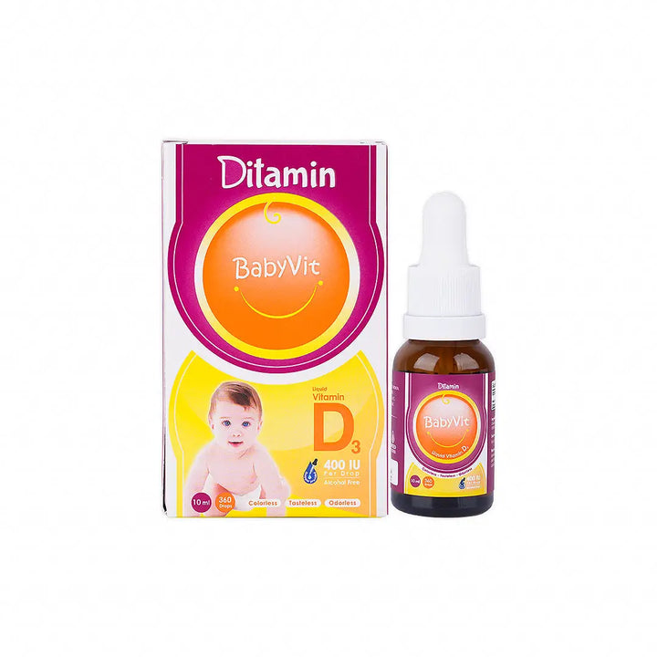 47747-Ditamin Babyvit Vit D3 400Iu Drops 10Ml