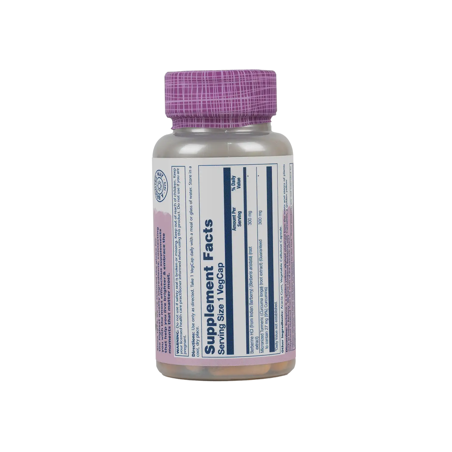 Solaray Berberine & Curcumin 60 Caps