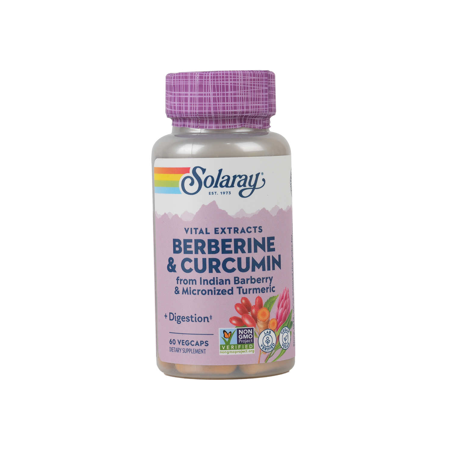 SOLARAY BERBERINE & CURCUMIN 60 CAPS