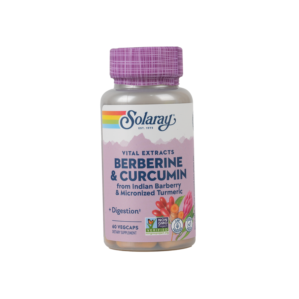 SOLARAY BERBERINE & CURCUMIN 60 CAPS