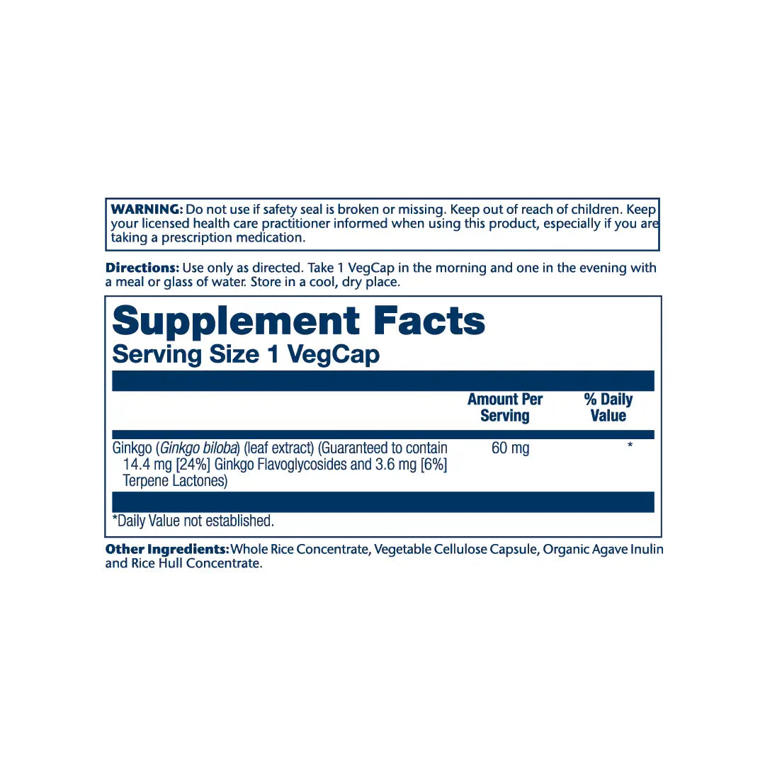 47755-Solaray Ginkgo Biloba +Cognitive Suport 60vegcaps +3