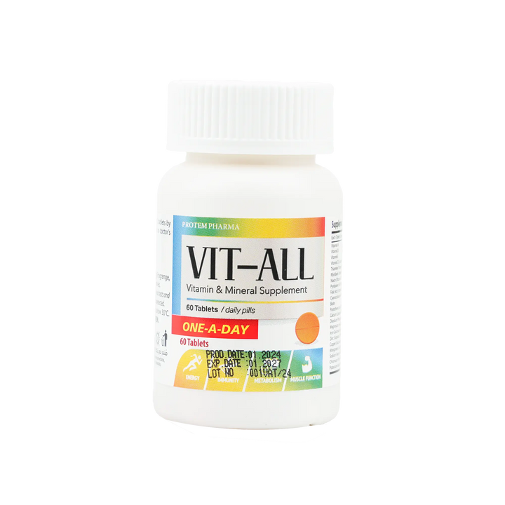 47765-Protem Pharma Vit-All A To Z 60Tab +1