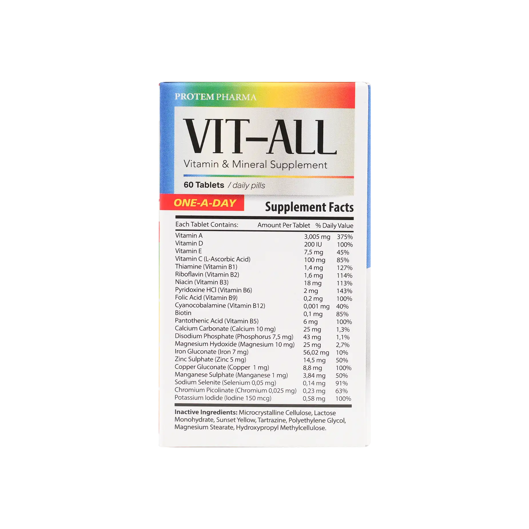 Protem Pharma Vit-All A To Z 60Tab