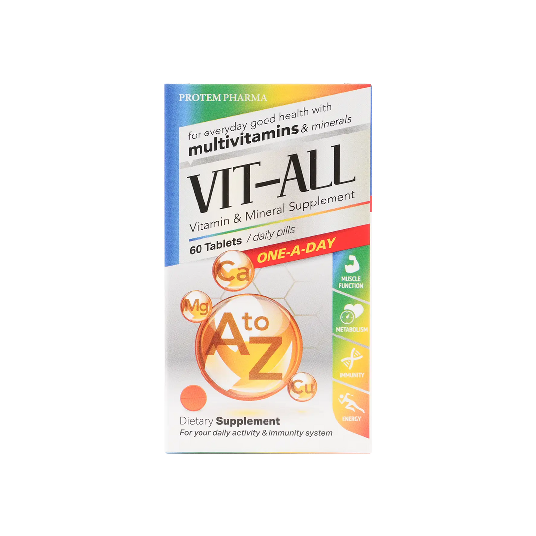 47765-Protem Pharma Vit-All A To Z 60Tab +6