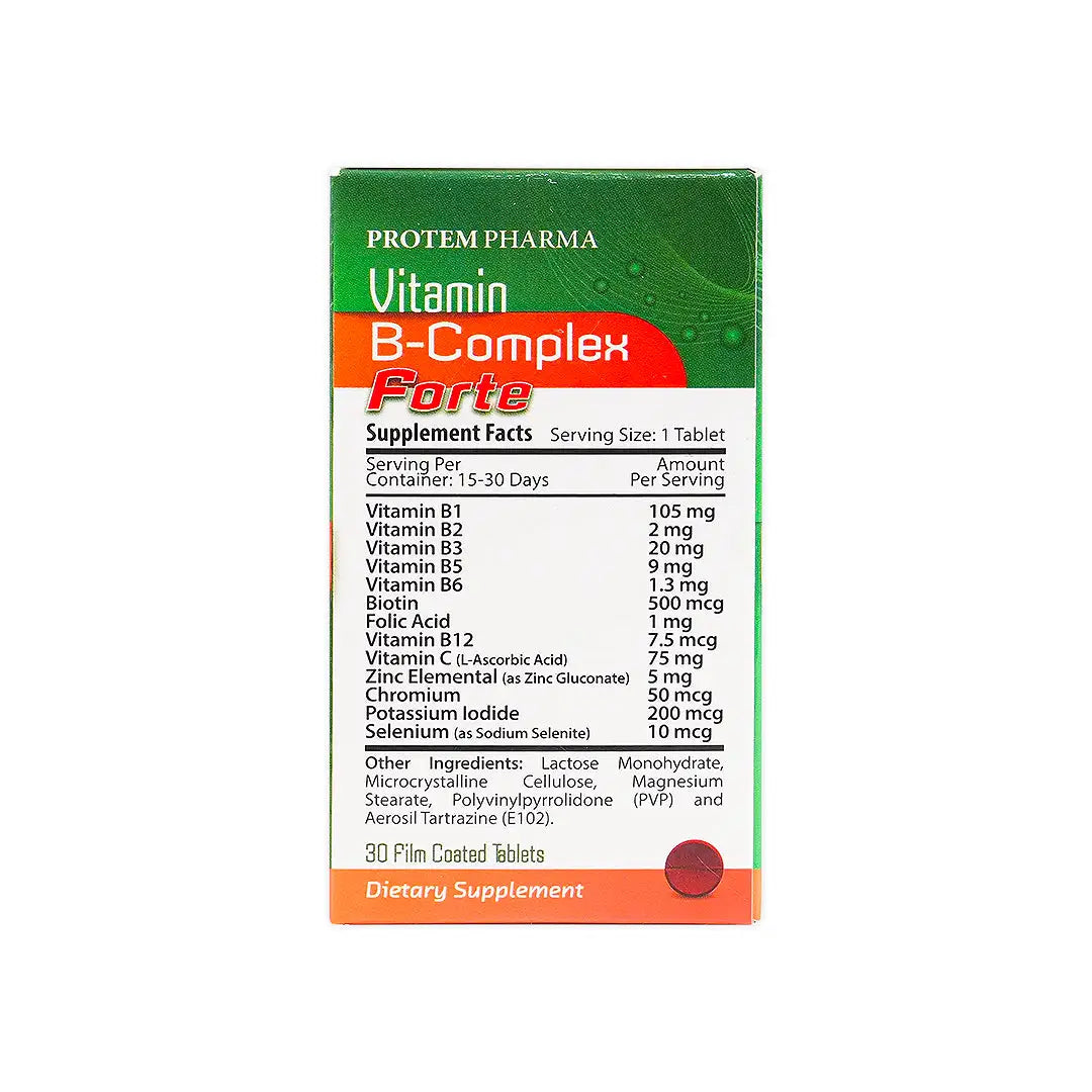 47766-Protem Pharma Vit B Complex Forte 30Tab +6