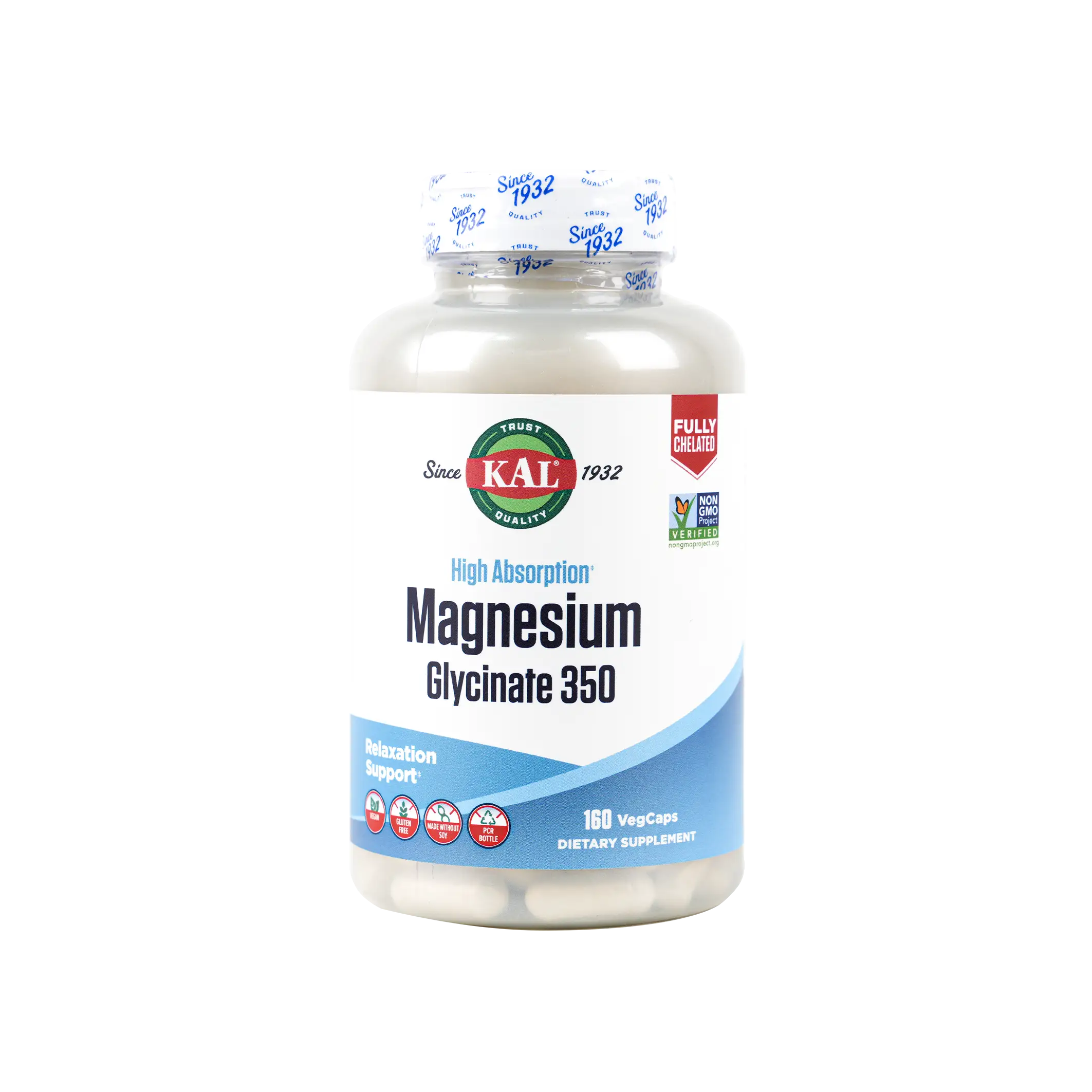 KAL Magnesium Glycinate 350Mg 160Caps