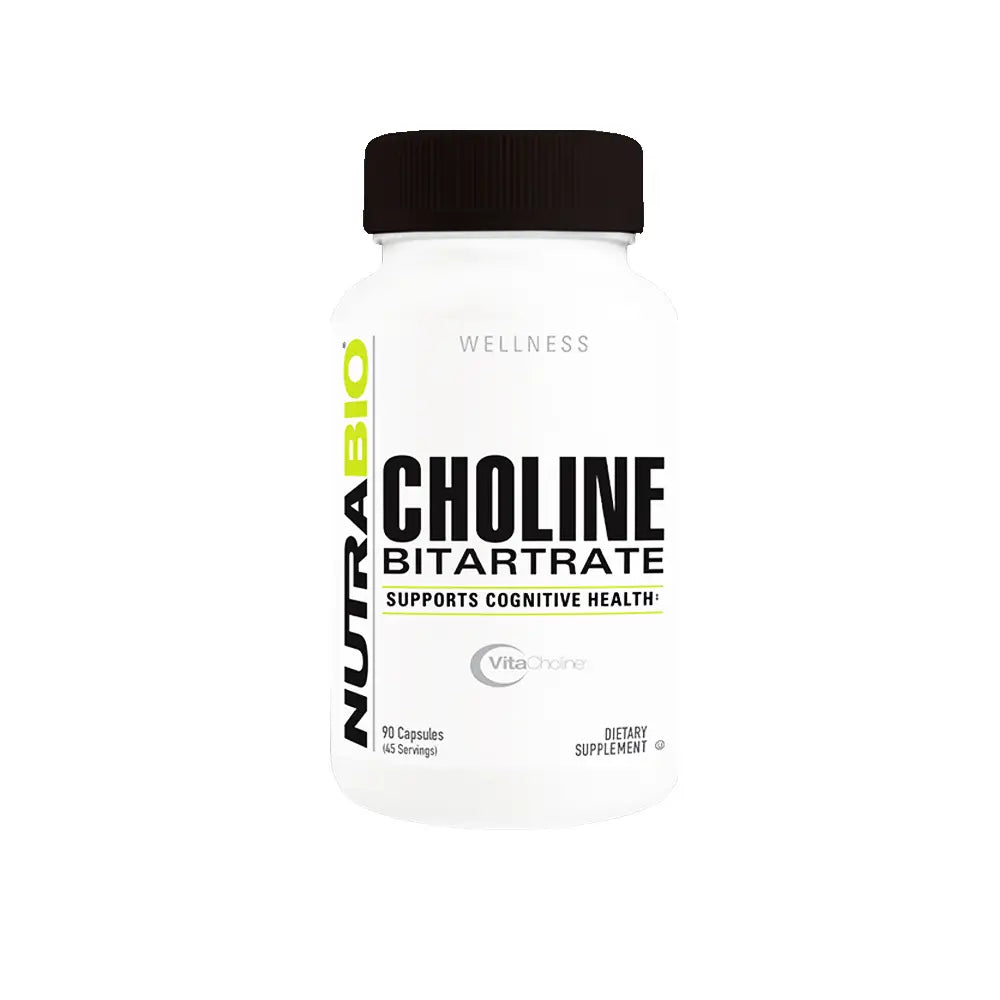 47863-Nutrabio Choline Bitartrate 550Mg 90Caps