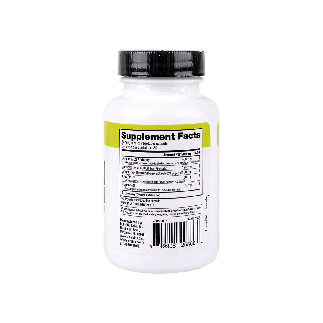 47864-Nutrabio Curcumin Advanced 60 Caps +1