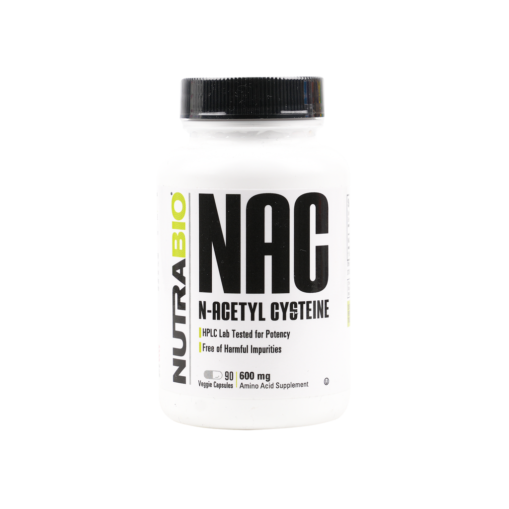 NUTRABIO NAC N-ACETYL CYSTEINE 600MG 90CAPS