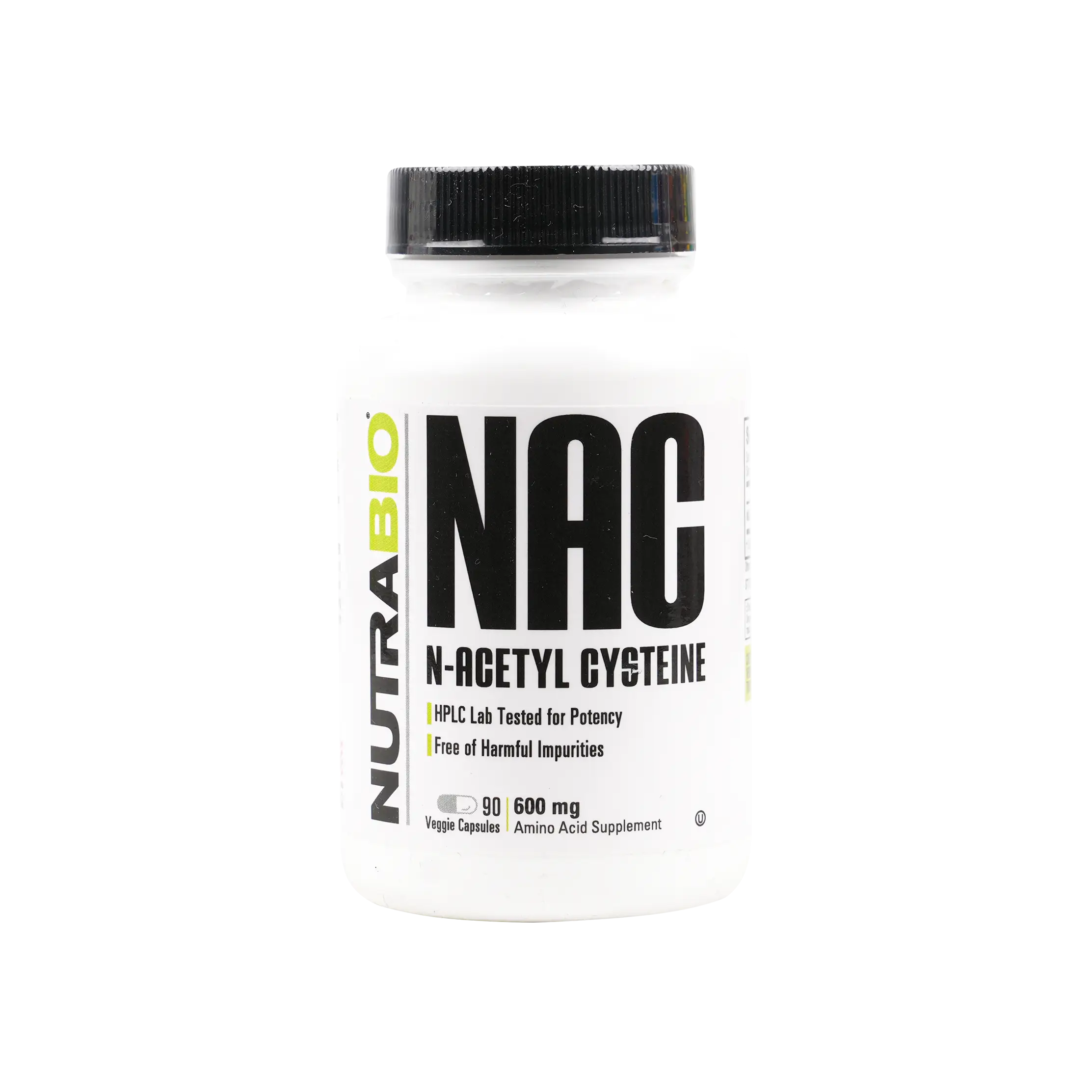 NUTRABIO NAC N-ACETYL CYSTEINE 600MG 90CAPS