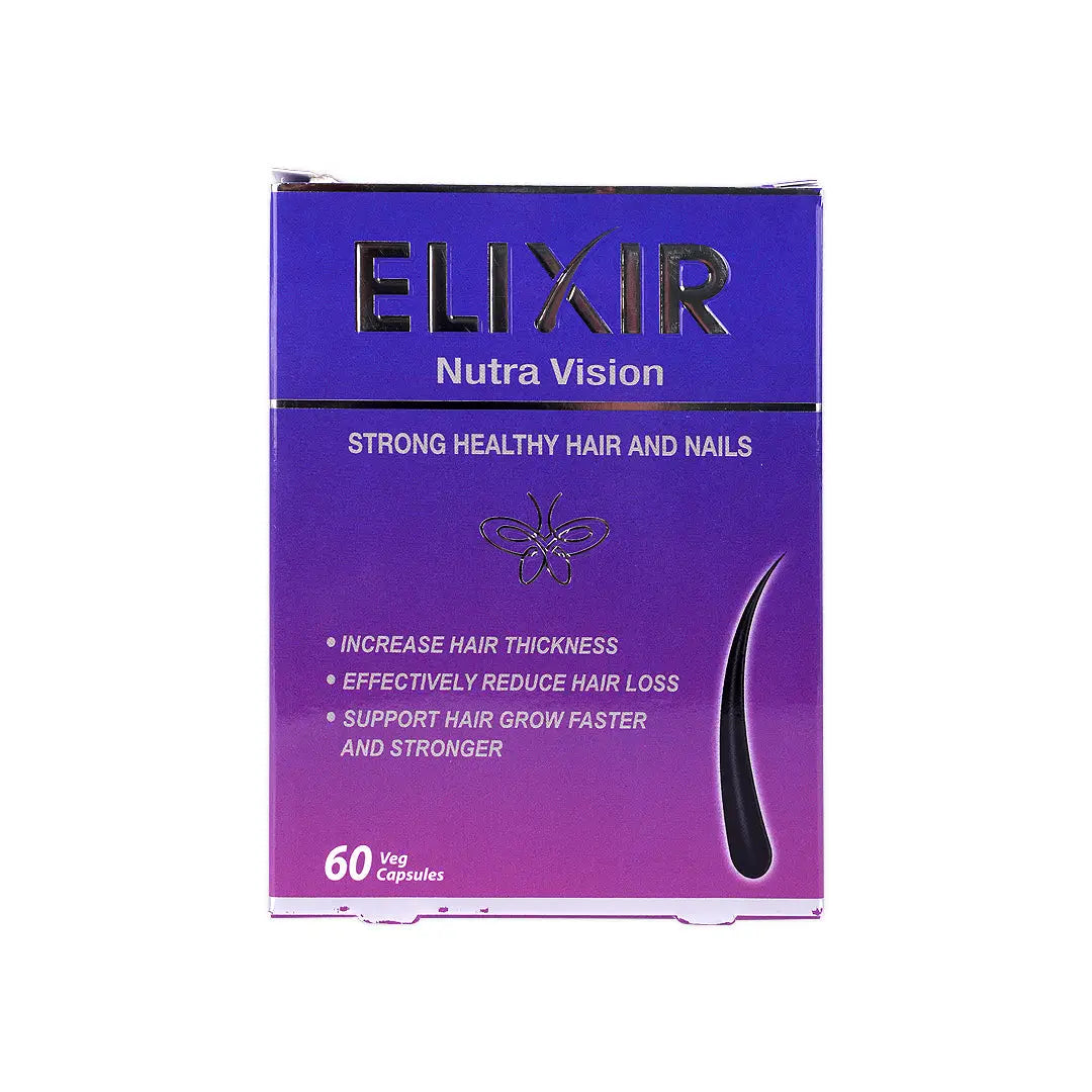 47868-Nutra Vision Elixir Hair & Nails 60 Caps