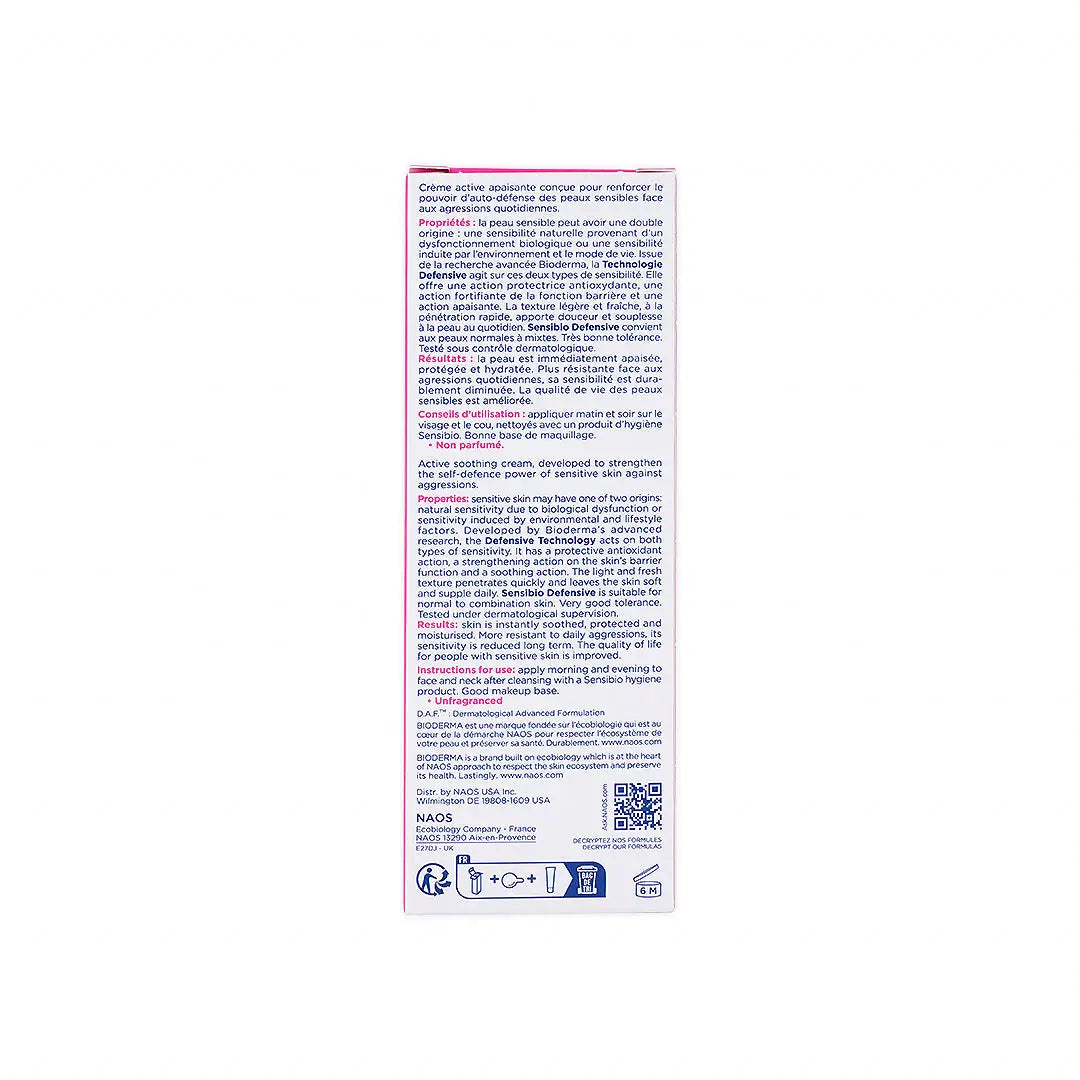 Bioderma Sensibio Defensive Cream 40Ml