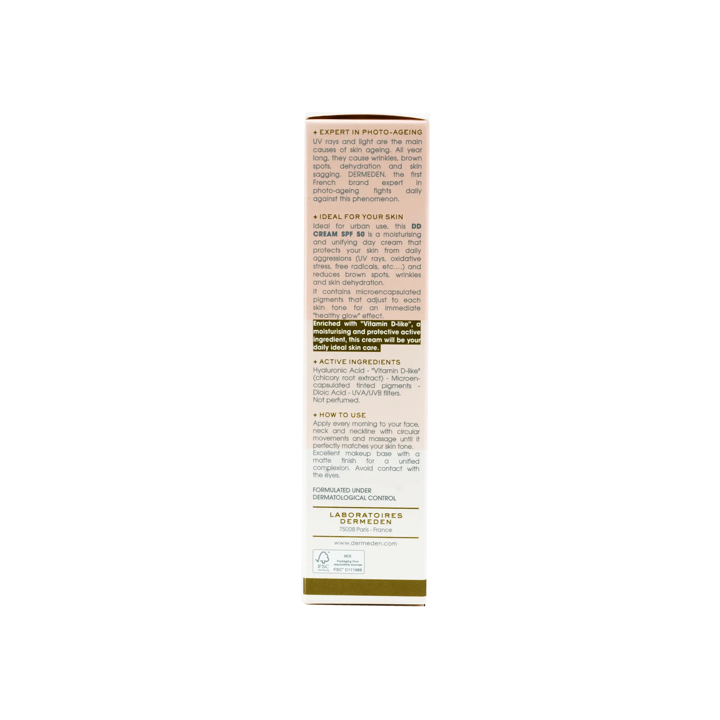 Derm Eden Dd Universal Cream SPF50 50Ml - Medium