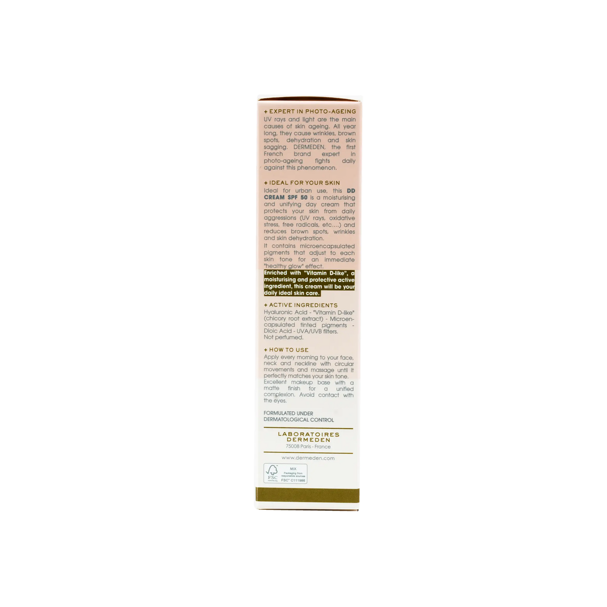 47893-Derm Eden DD Universal Cream Spf50 50Ml - Medium +1