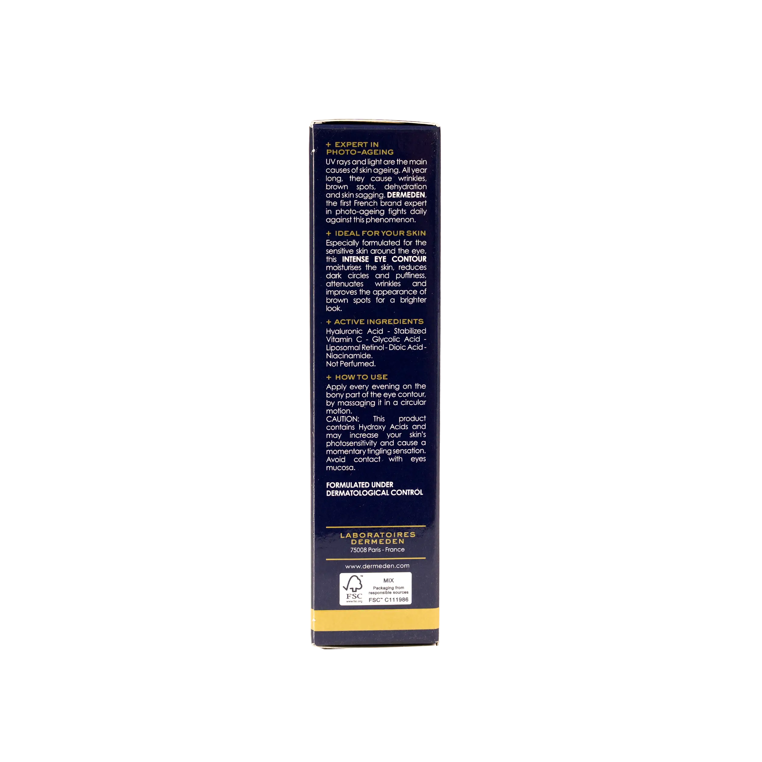 Derm Eden Night Protocole Intense Eye Contour 15Ml